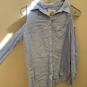 Cold shoulder blouse